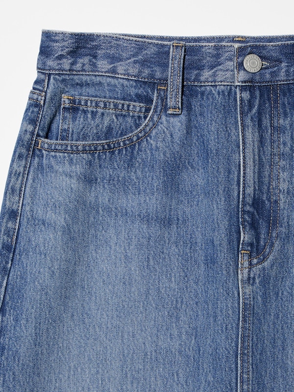 Denim Long Skirt (Short)