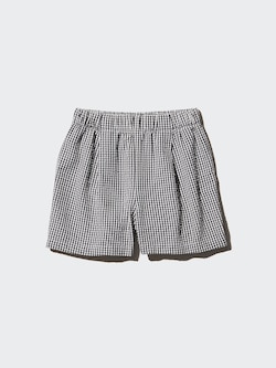 Seersucker Easy Shorts (Gingham)