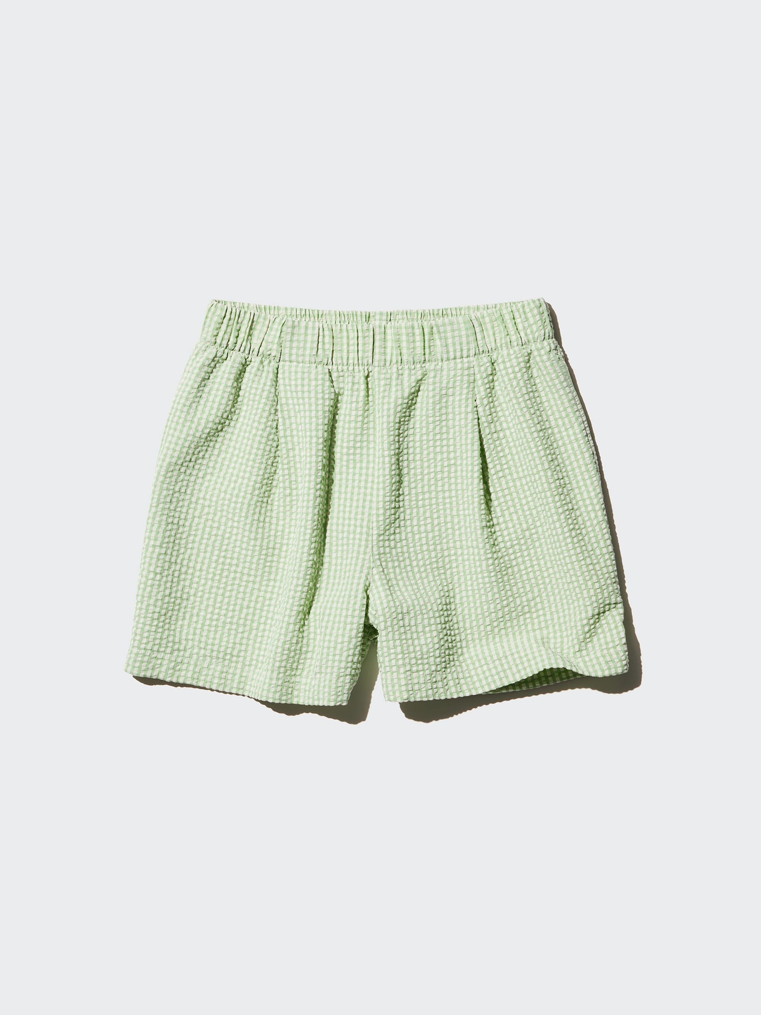 Women's Seersucker Easy Shorts (Gingham) | UNIQLO NL