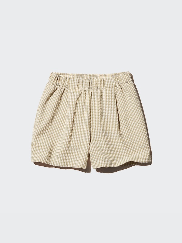 Seersucker Easy Shorts (Gingham)