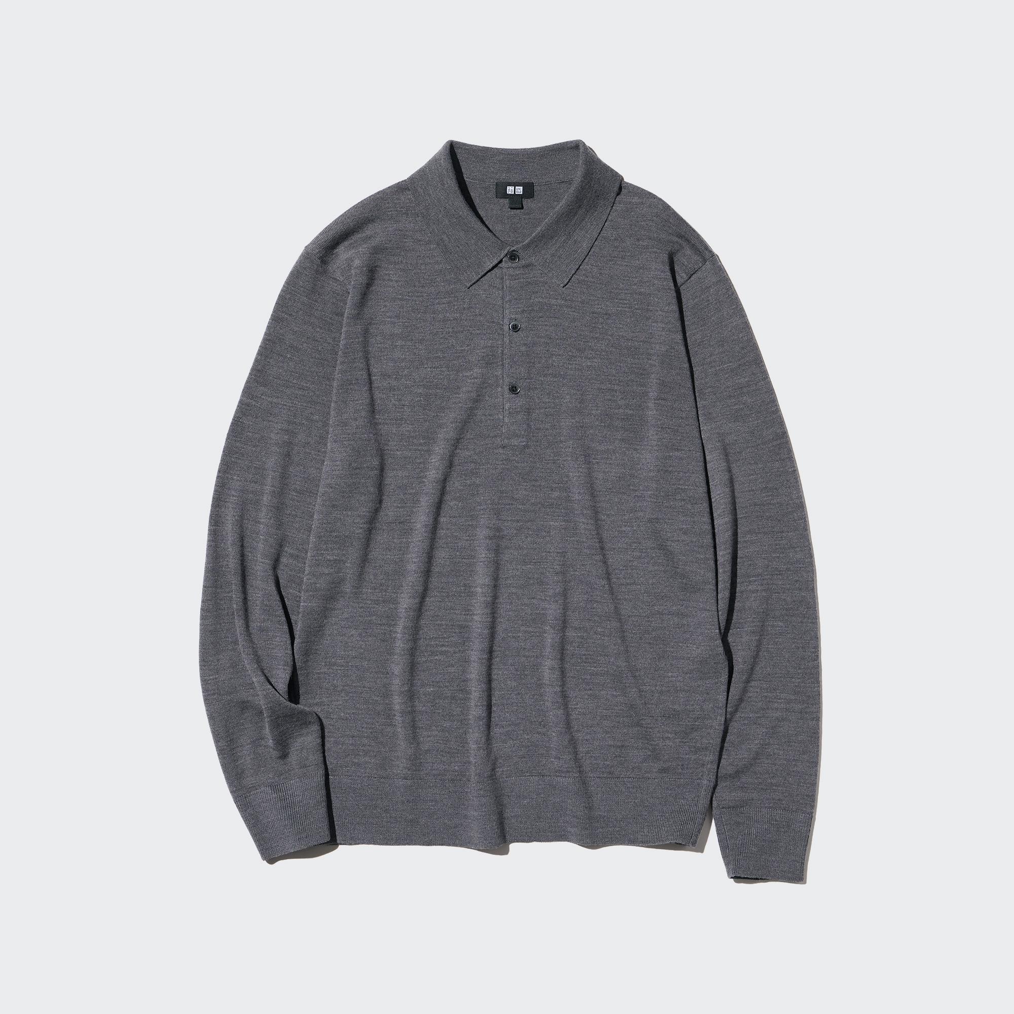 Merino Knitted Polo Shirt