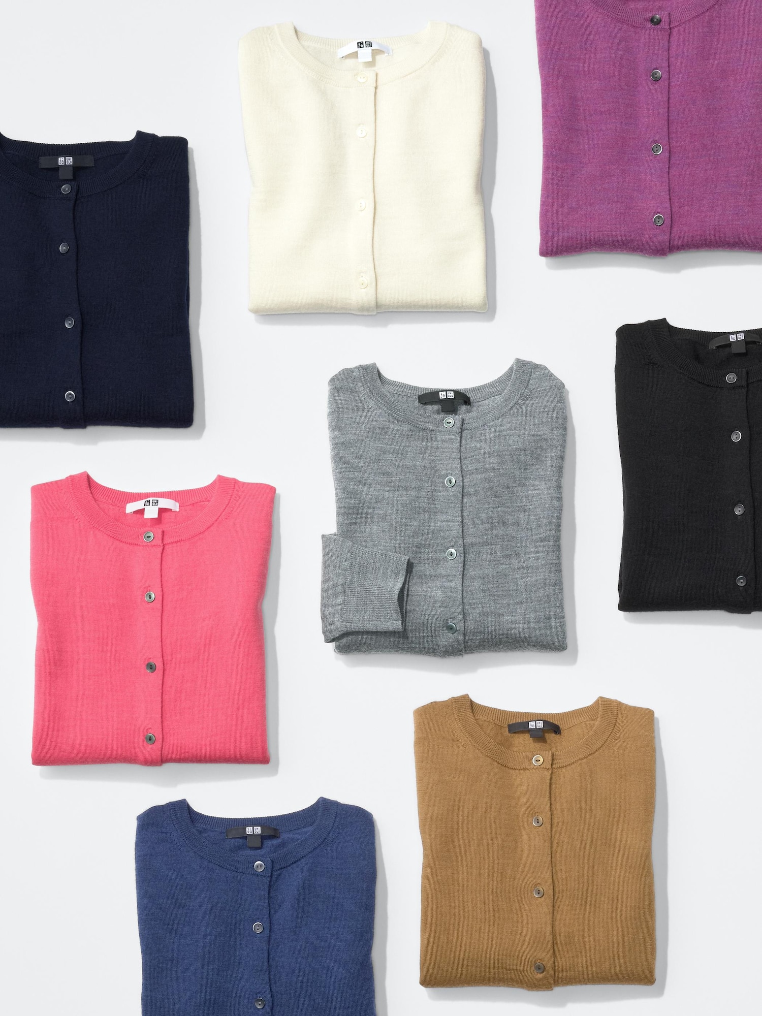 Women's Merino Crew Neck Cardigan | UNIQLO CA