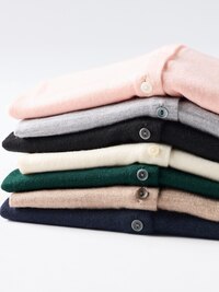 Merino Crew Neck Cardigan