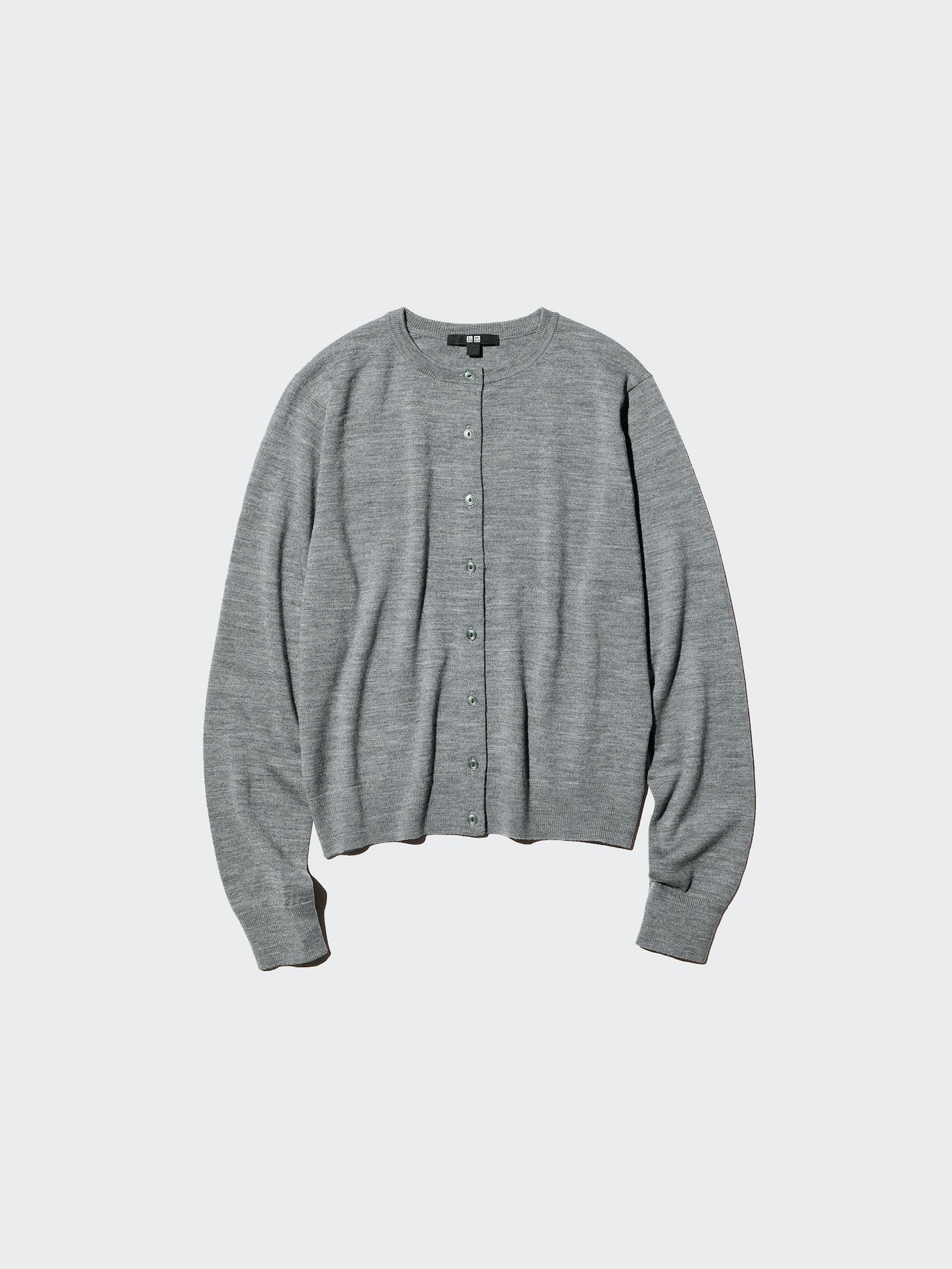 Женский кардиган Uniqlo из мериноса, цвет: Чёрный — фото 4
