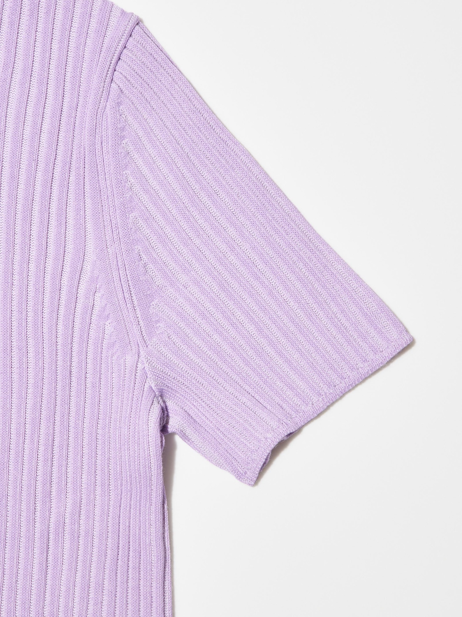 Ribbed Striped Short-Sleeve Polo Cardigan | UNIQLO US