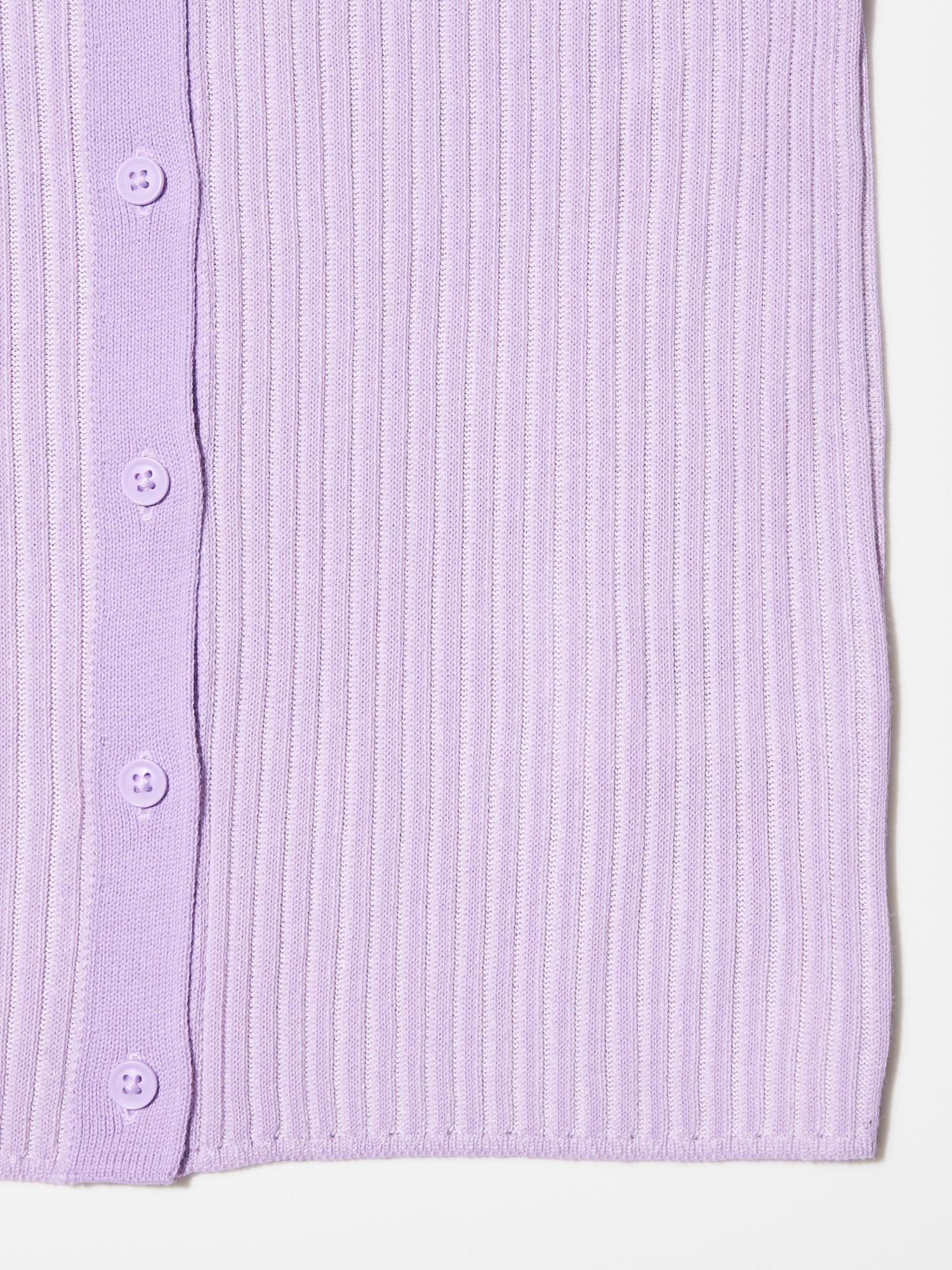 Ribbed Striped Short-Sleeve Polo Cardigan | UNIQLO US