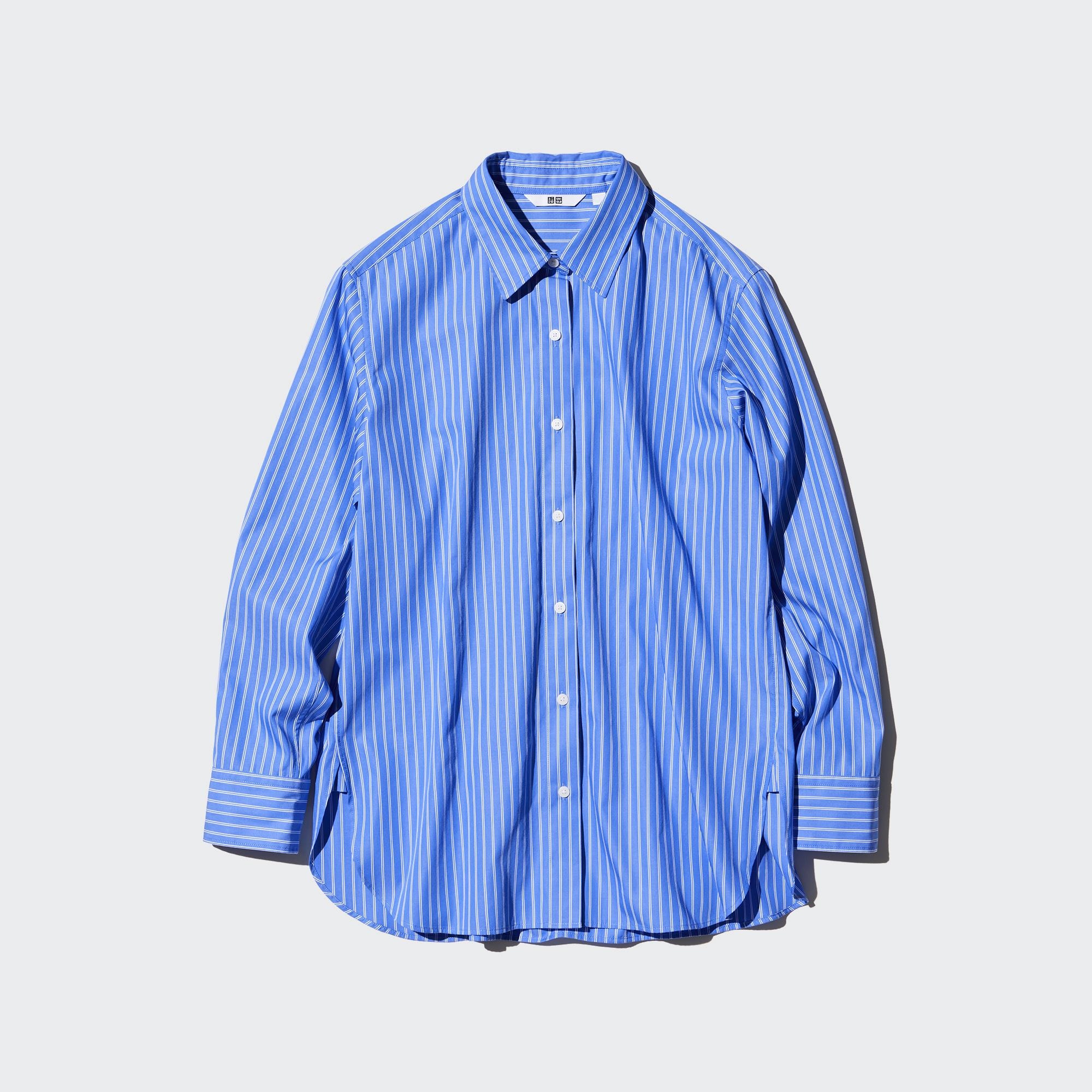 Striped Cotton Long-Sleeve Shirt