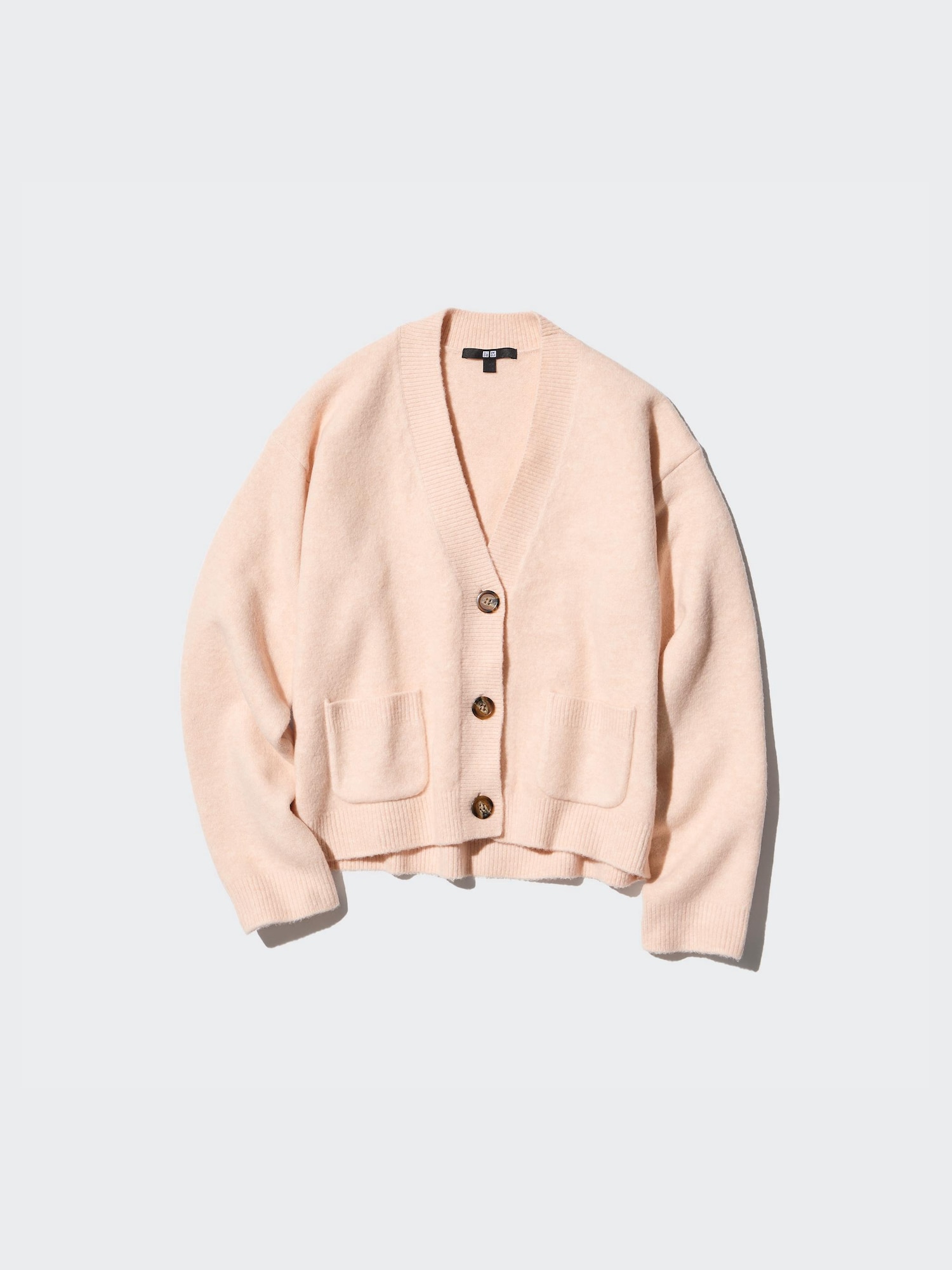 Souffle Yarn Short Cardigan | V-Neck | UNIQLO US
