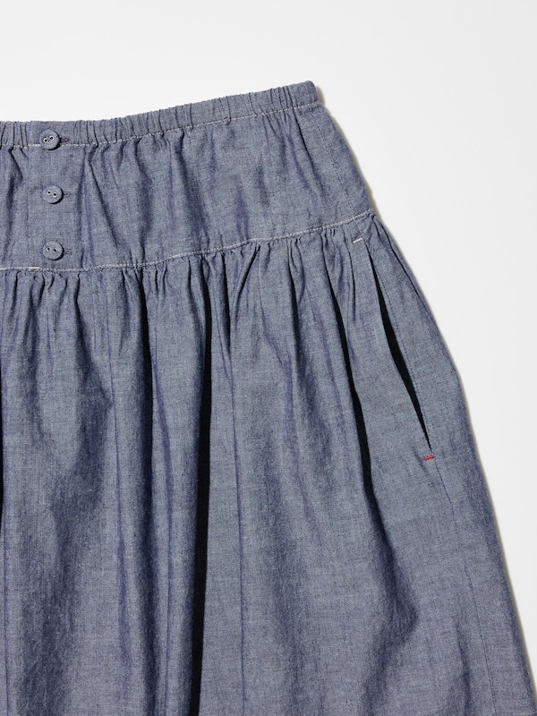 Dungaree Gather Skirt