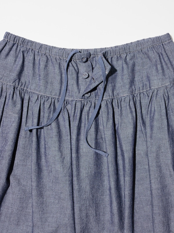 Dungaree Gather Skirt