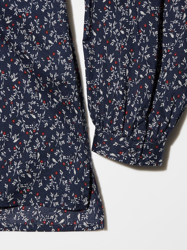 Pintuck Blouse (Print)