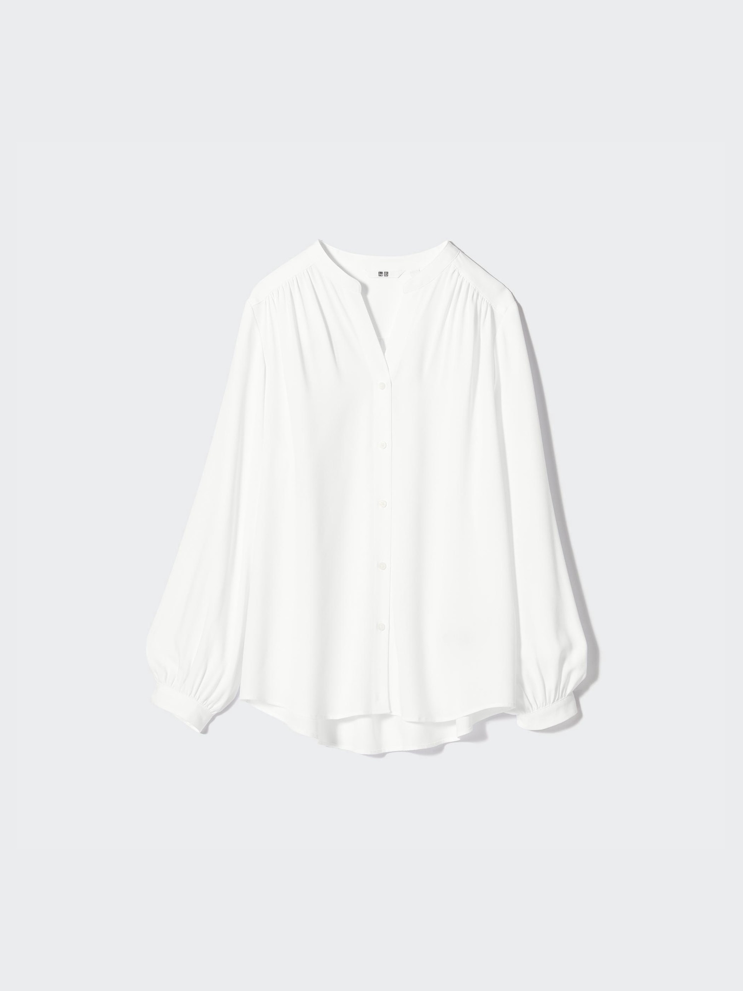 Rayon Gathered Blouse | UNIQLO US