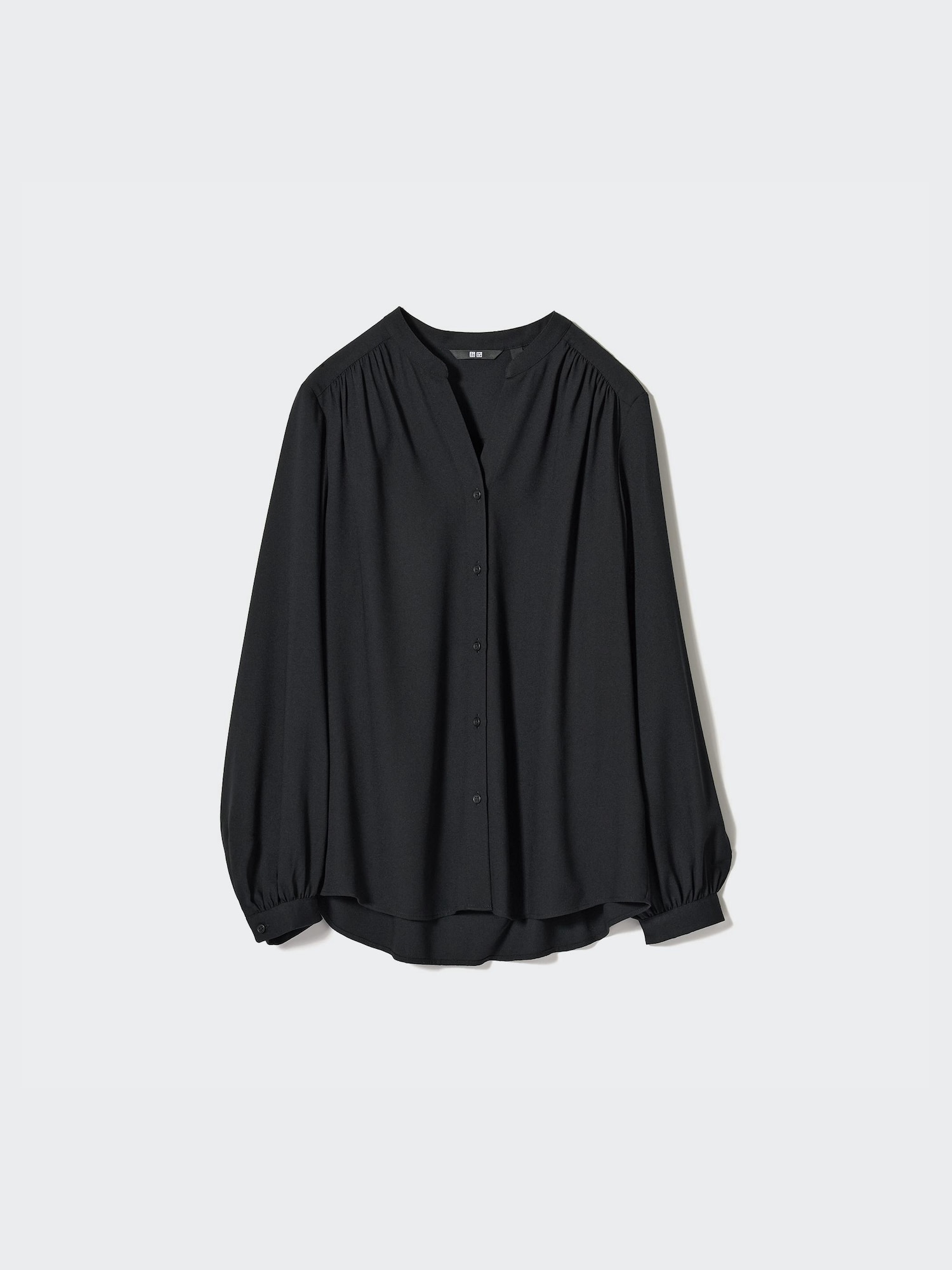 Women's Rayon Gathered Blouse | UNIQLO CZ