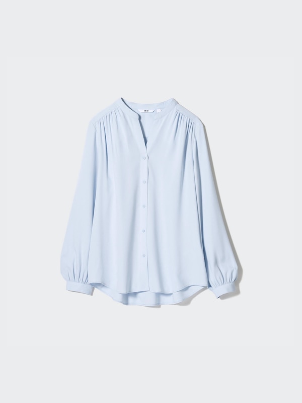 Rayon Gathered Blouse
