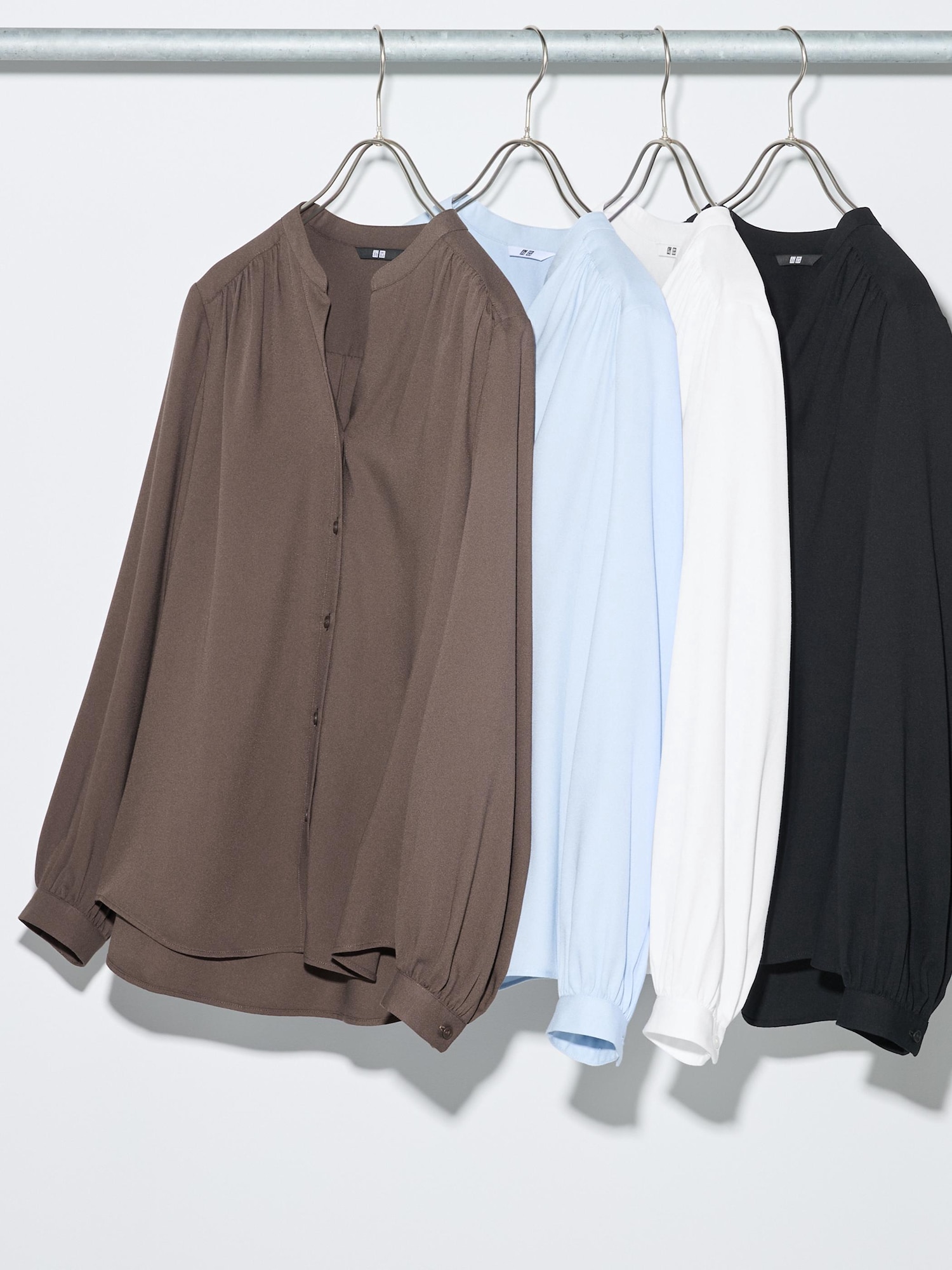 Rayon Gathered Blouse | UNIQLO US