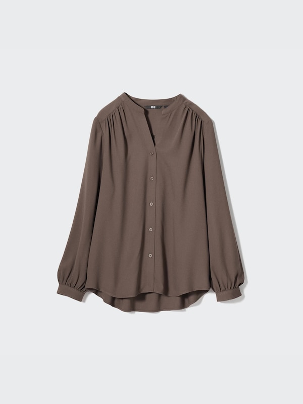 Rayon Gathered Blouse