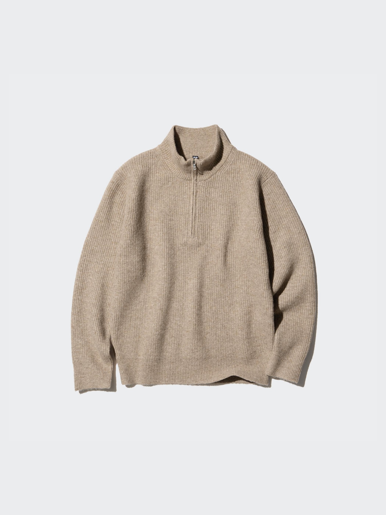 Men's Soufflé Yarn Half-Zip Jumper | UNIQLO FR