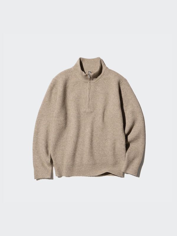 Souffle Yarn Sweater | Half Zip