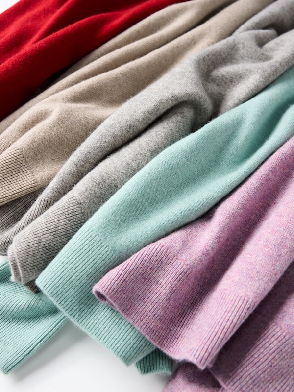 100% Cashmere Crew Neck Sweater