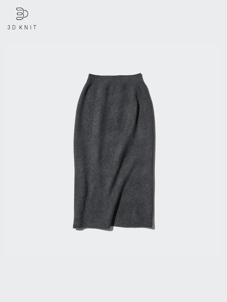 3D KNIT SOUFFLÉ YARN SKIRT