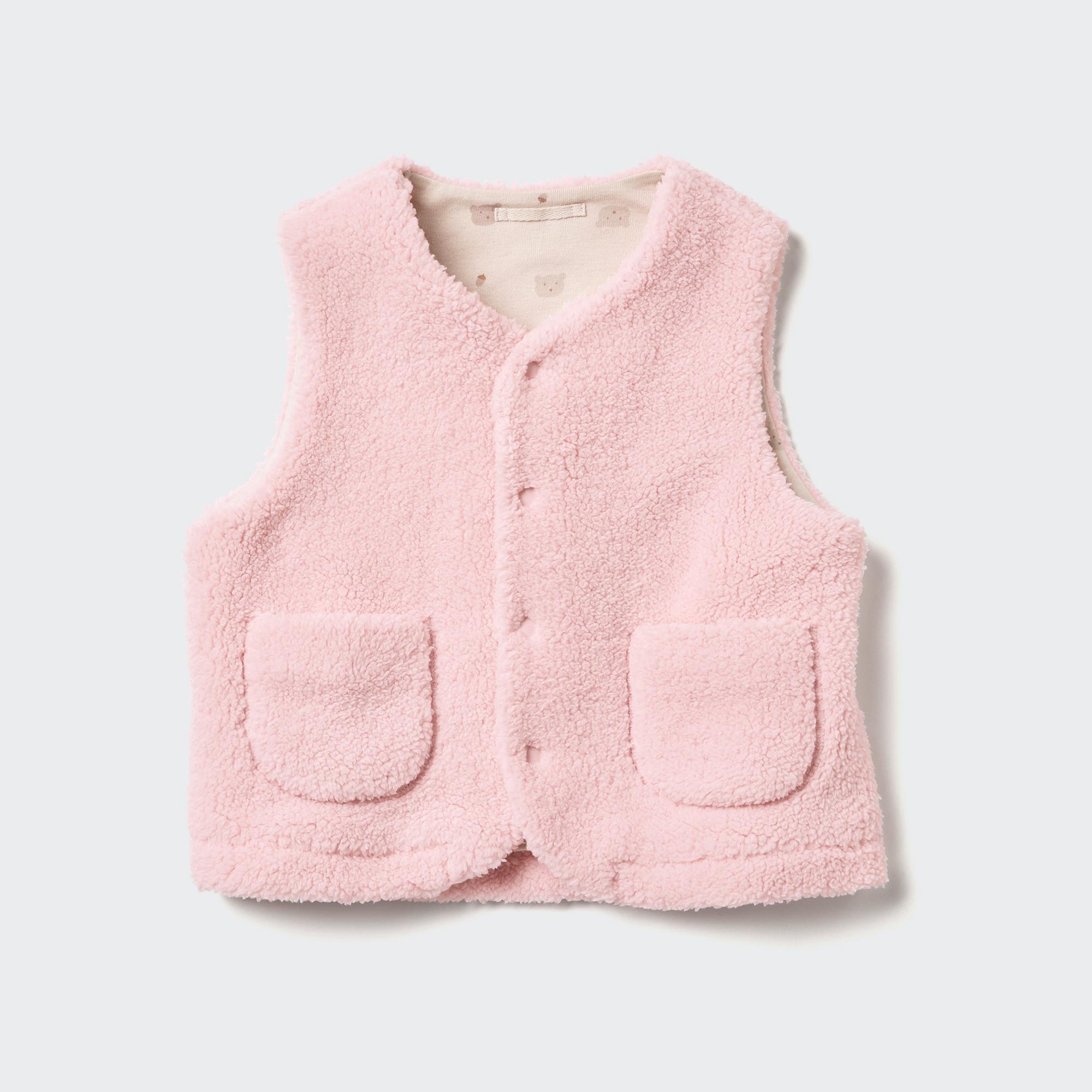 PILE LINED FLEECE VEST