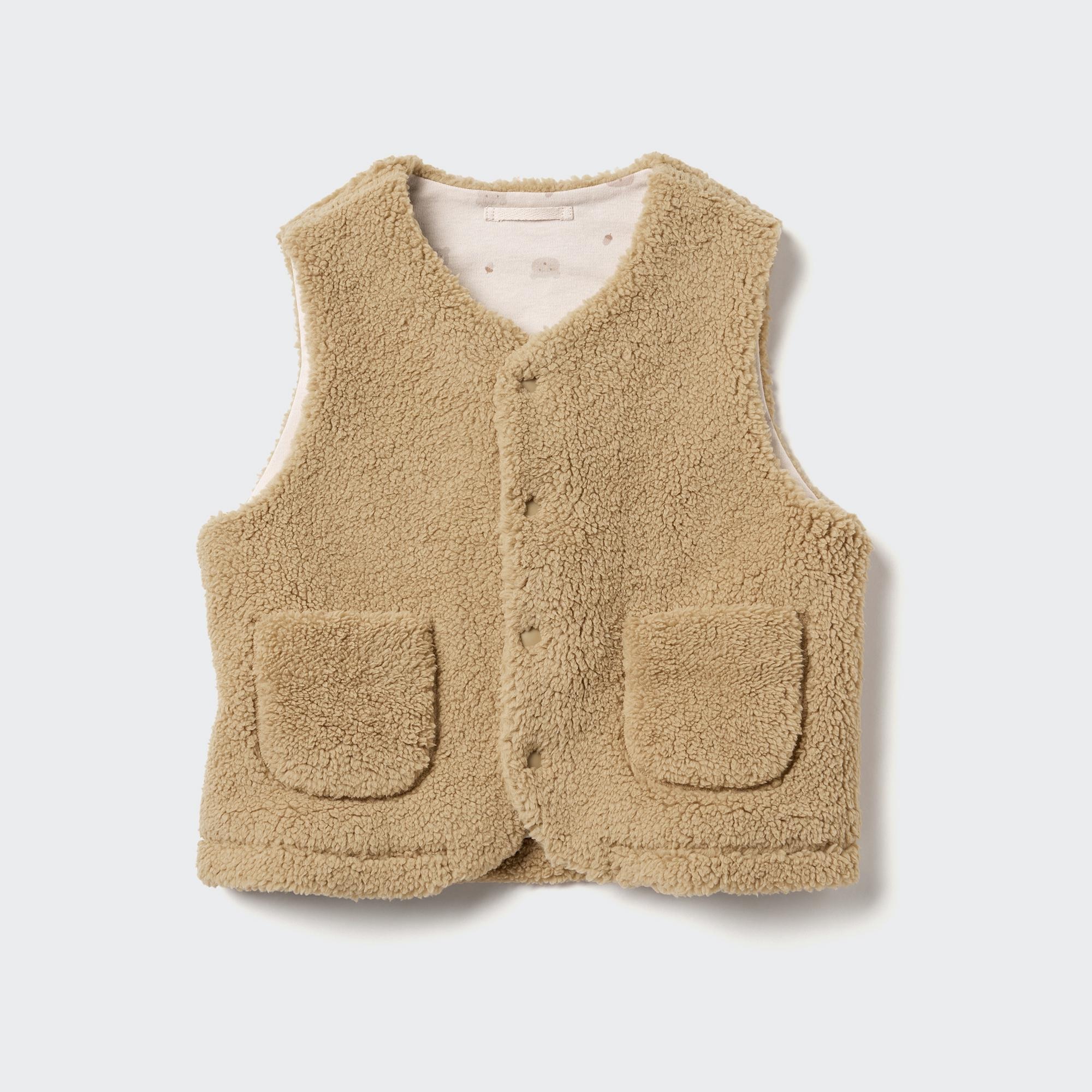 Fleece Pile Lined Vest