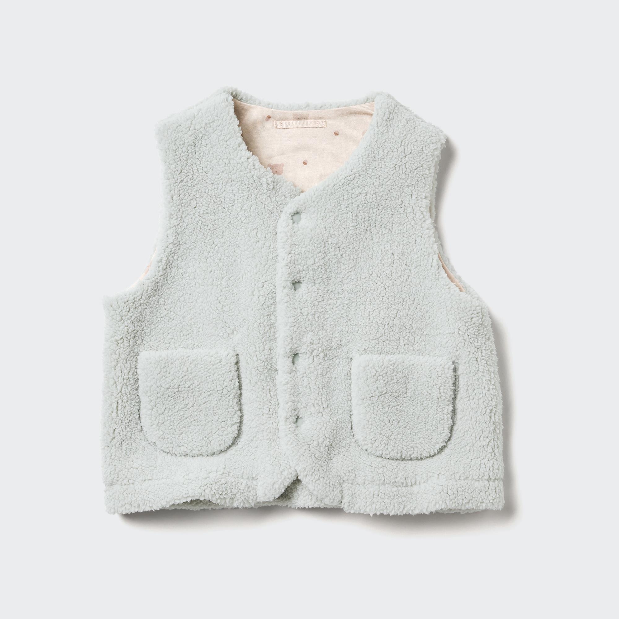 PILE LINED FLEECE VEST