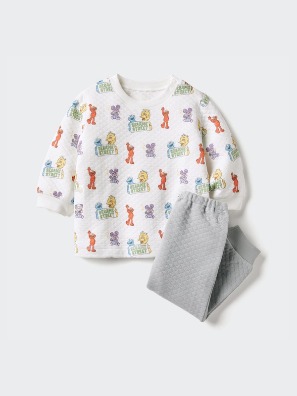 Toddler Sesame Street Quilted UT Pyjamas