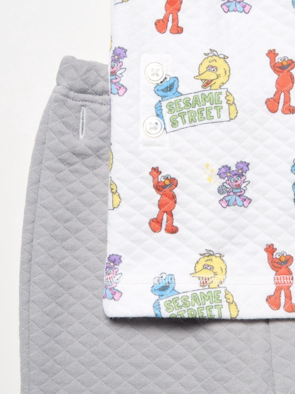 Toddler Sesame Street Quilted UT Pyjamas