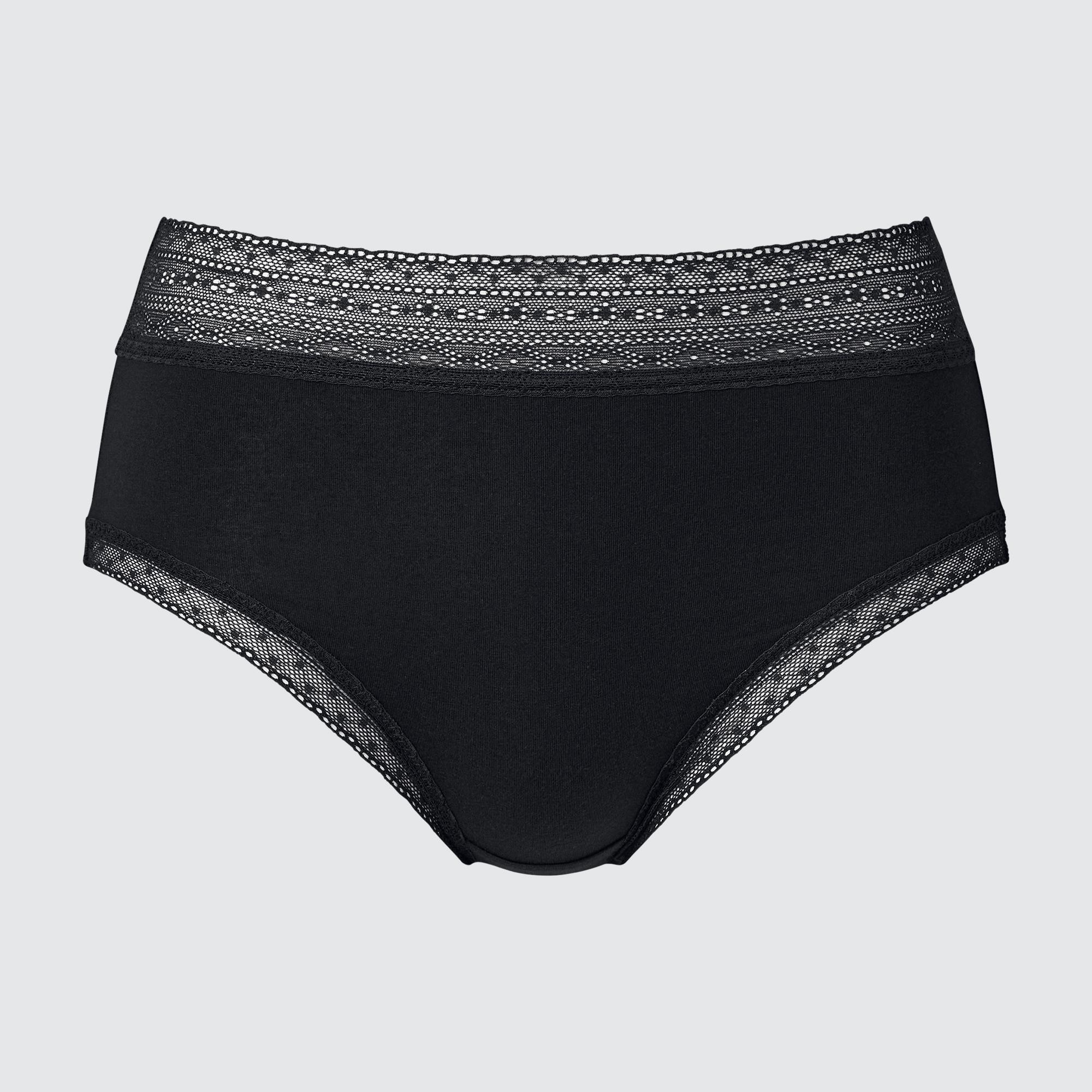 Lace High-Rise Briefs