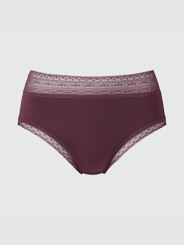 Lace High Rise Briefs