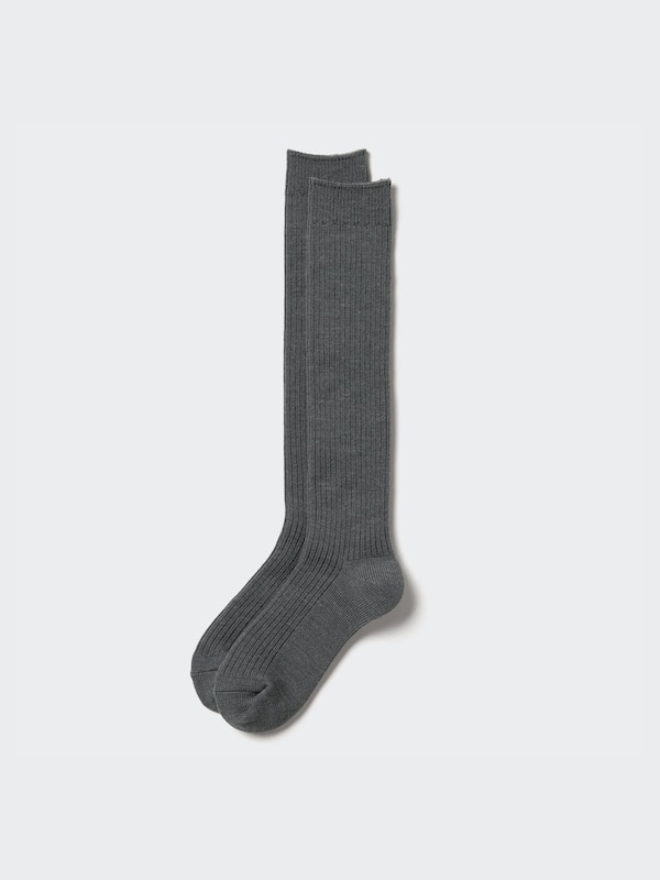 HEATTECH Thermo Strümpfe (lang, gerippt)