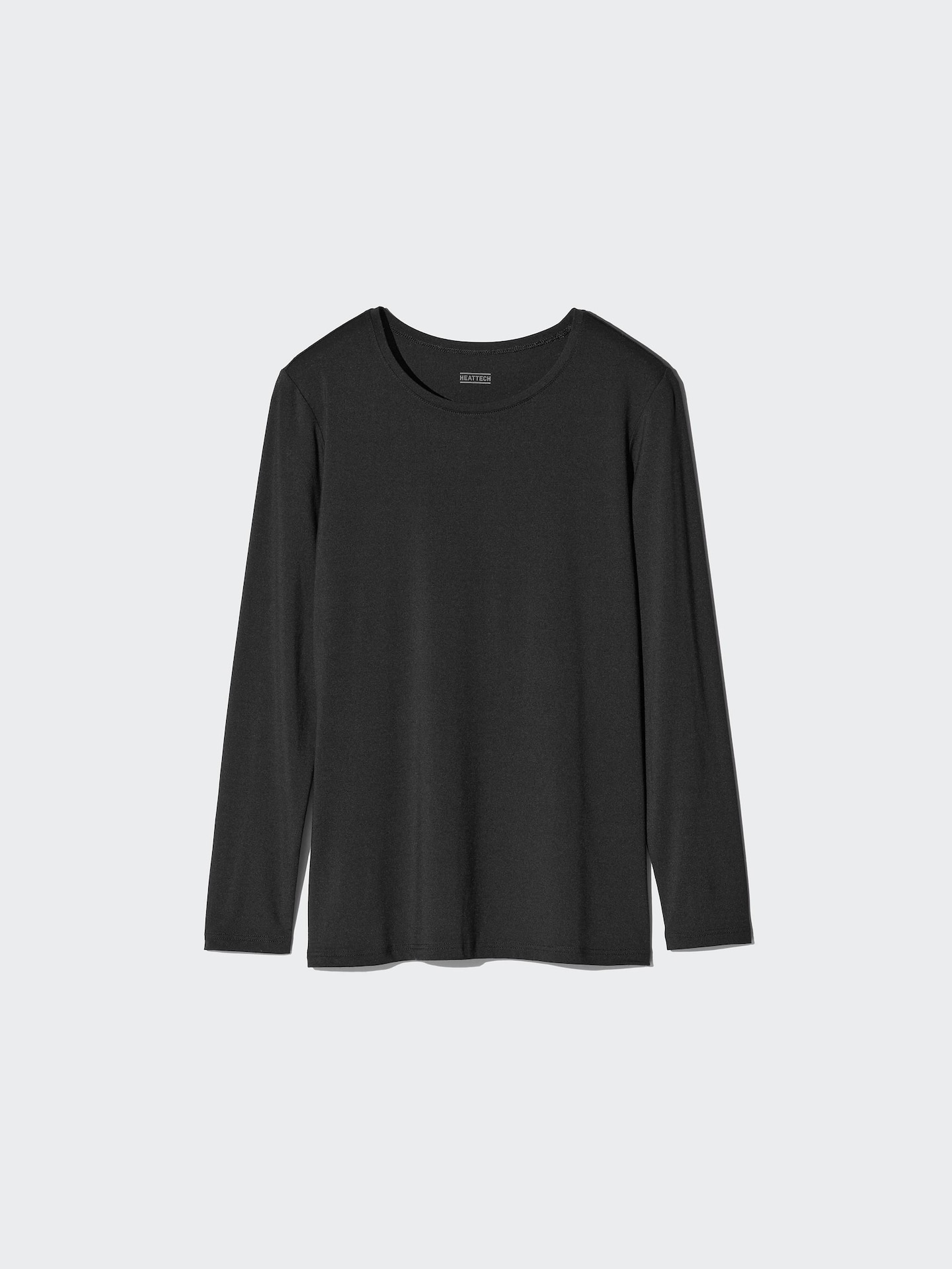 Женская футболка Uniqlo Heattech, цвет: Чёрный — фото 3
