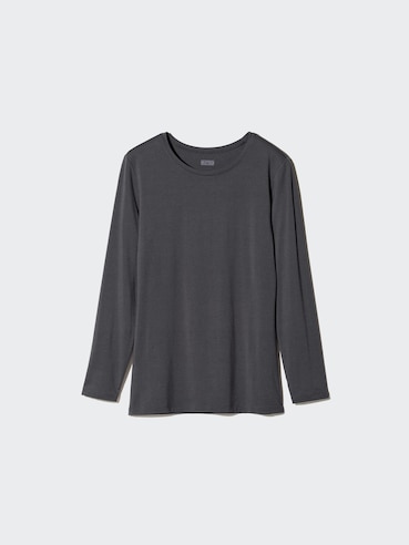 HEATTECH Crew Neck T-Shirt Long Sleeve