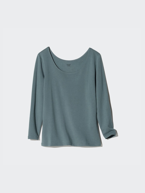 HEATTECH Extra Warm Cotton Scoop Neck T-Shirt