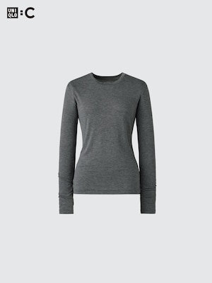 HEATTECH Cashmere Blend T-Shirt | Extra Warm