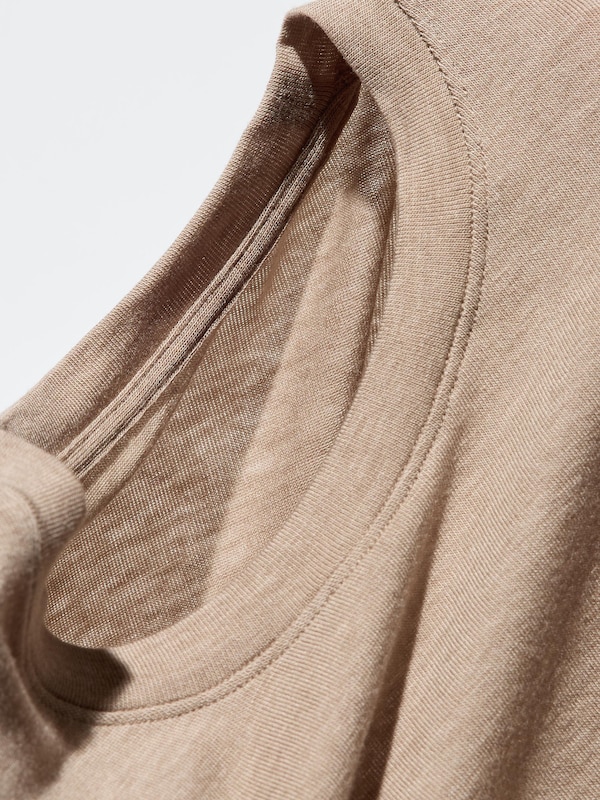 T-Shirt en Cachemire mélangé HEATTECH Extra Chaud