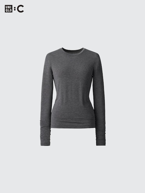 HEATTECH Extra Warm Cashmere Blend Crew Neck T-shirt