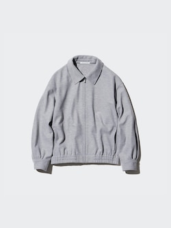 Brushed Jersey Oversized Blouson