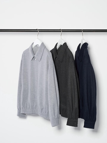 BRUSHED JERSEY OVERSIZED BLOUSON