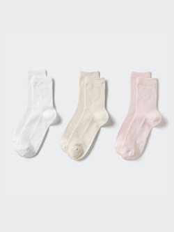 Ribbed Crew Socks | 3 Pairs
