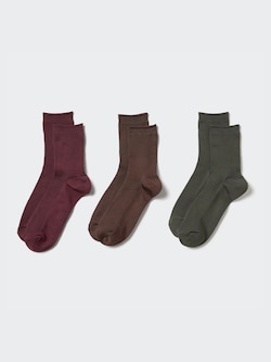Socks (Crew Ribbed, 3 Pairs)
