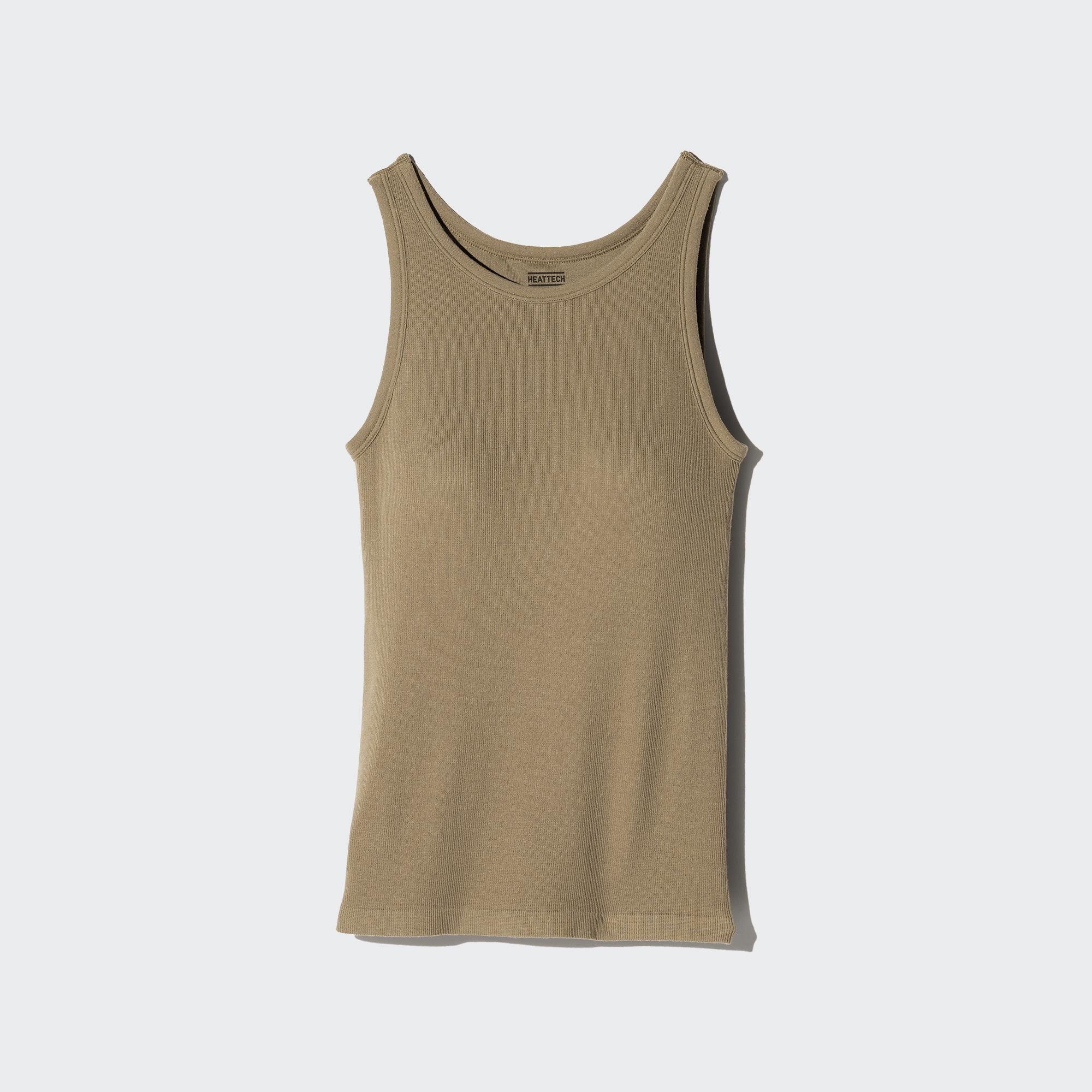 HEATTECH EXTRA WARM RIBBED BRA SLEEVELESS TOP