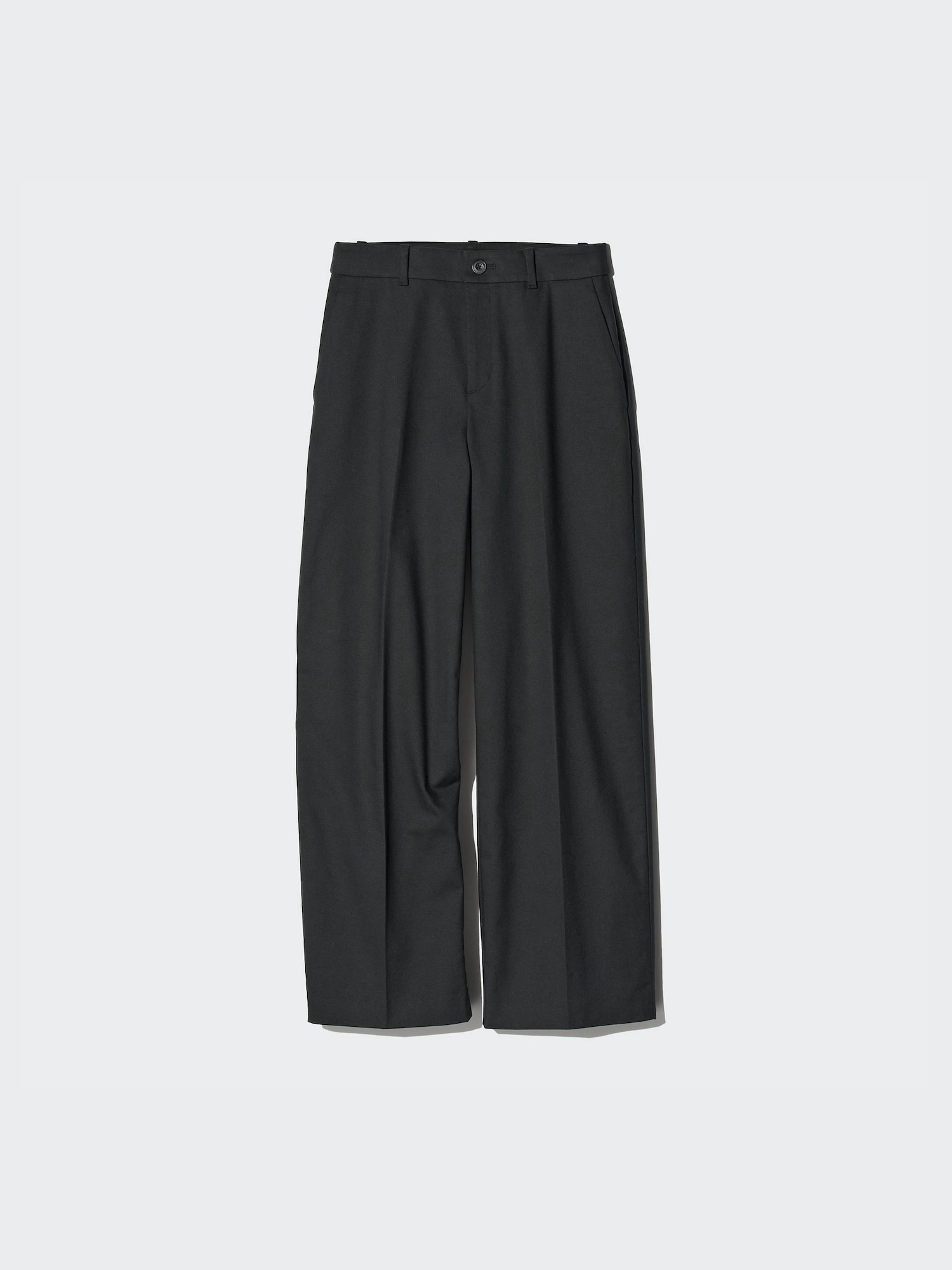 moon　　wide chino pants black M moon wide chino pants black M Wide Fit Chino Pants | UNIQLO US