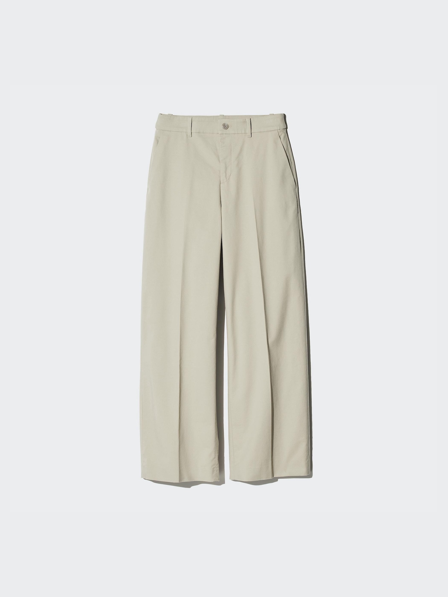 Women's Wide Chino Trousers | UNIQLO BE