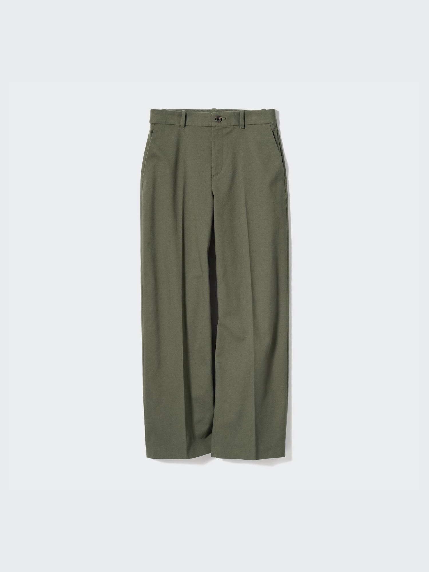 Women's Wide Chino Trousers | UNIQLO PL