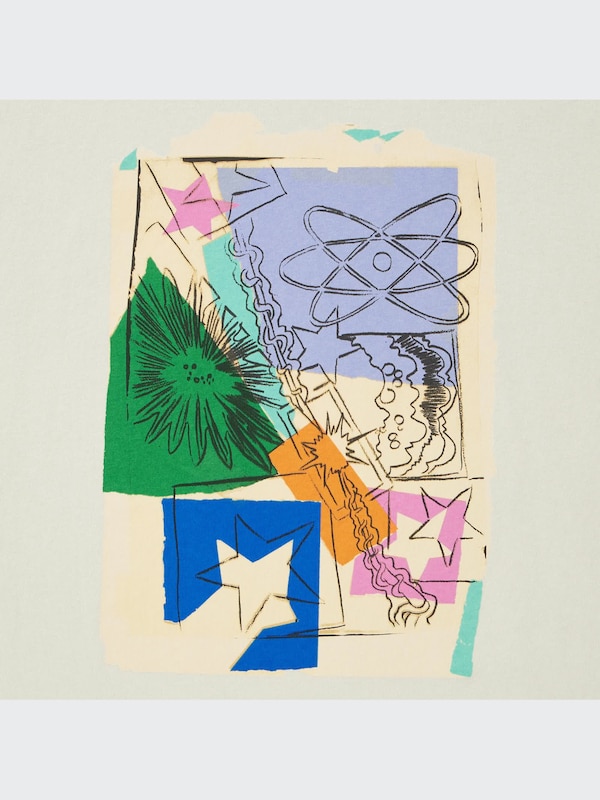 Andy Warhol’s Collages UT (Oversized Short-Sleeve Graphic T-Shirt)