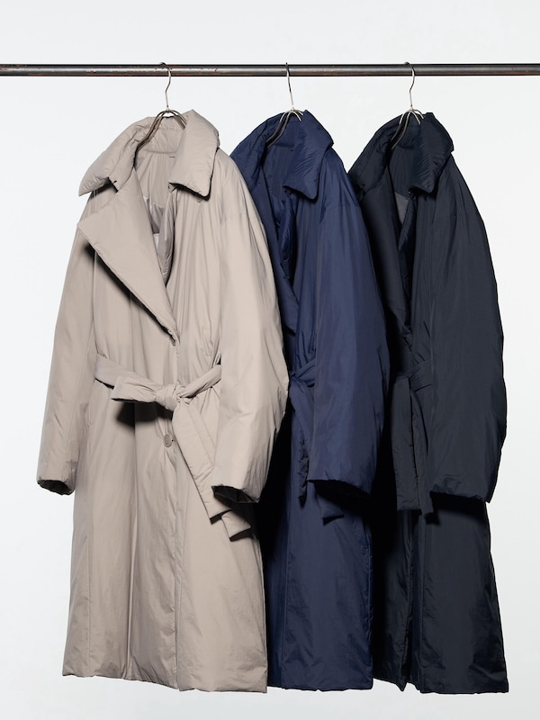 Down Belted Long Coat