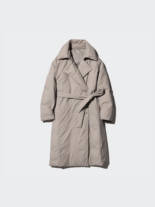 Down Belted Long Coat