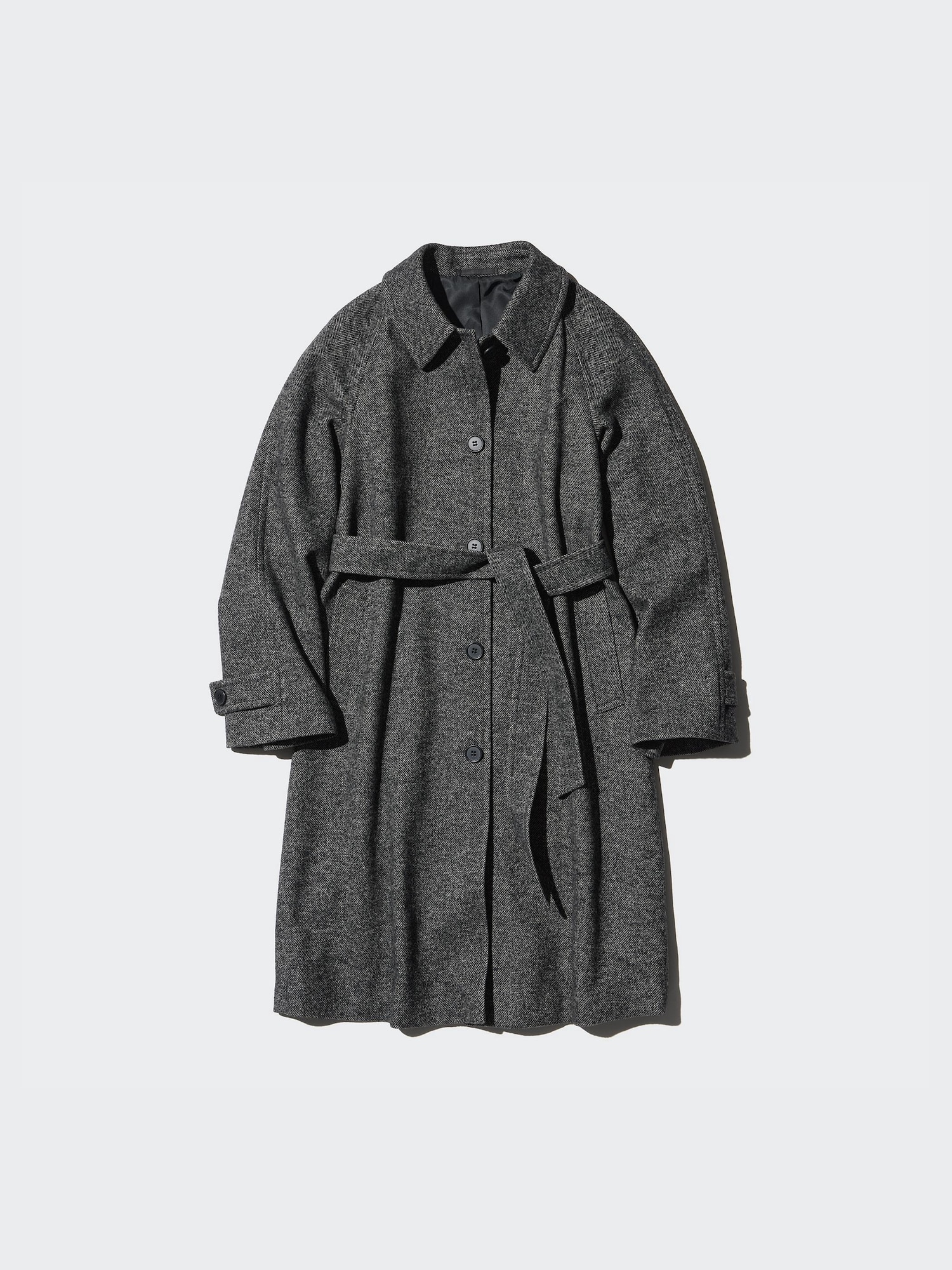 ジャケット・アウター HERRINGBONE TWEED STAND COLLAR COAT Highlander Heavy Beige Herringbone Tweed Jacket – StudioSuits